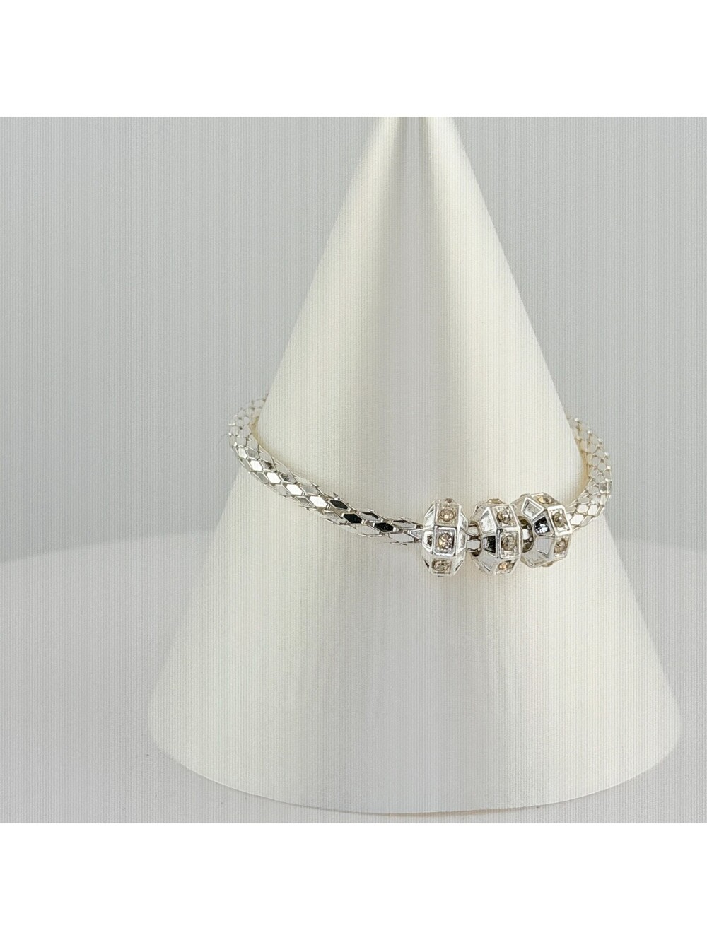 Bomb Party Single Stack Bracelet - on Silver Plating #187